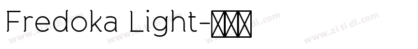 Fredoka Light字体转换